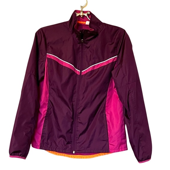 Danskin Now Pink and Purple Wind Breaker Jacket  Size M - Picture 1 of 8